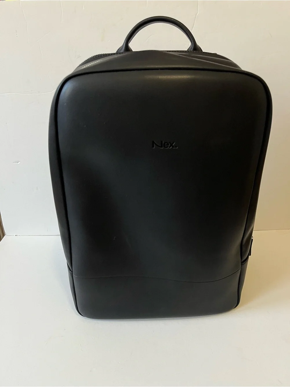 Nex Hawaii Underseat Backpack Black Vegan Leather Laptop Travel
